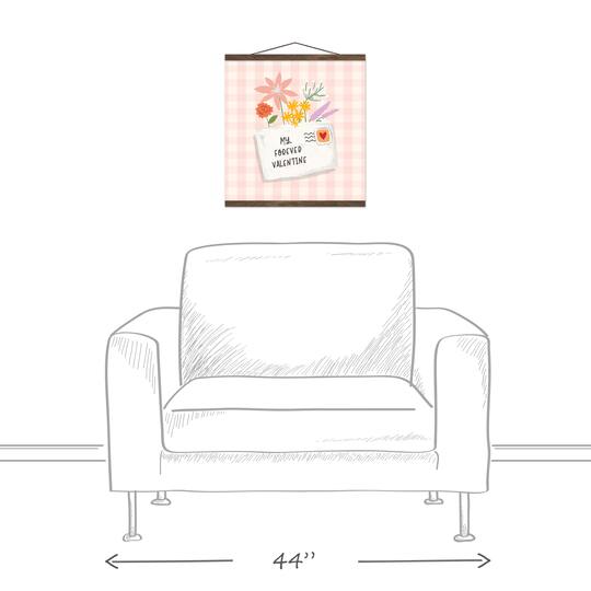 My Forever Valentine Teak Hanging Wall Art